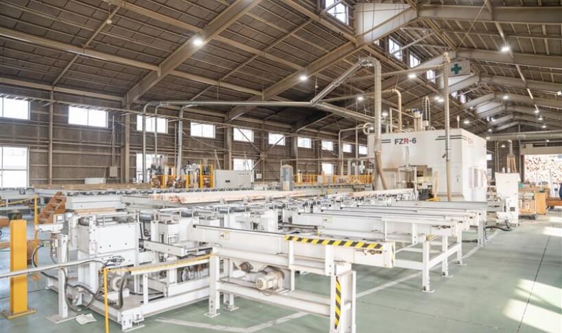 本社プレカット工場の写真