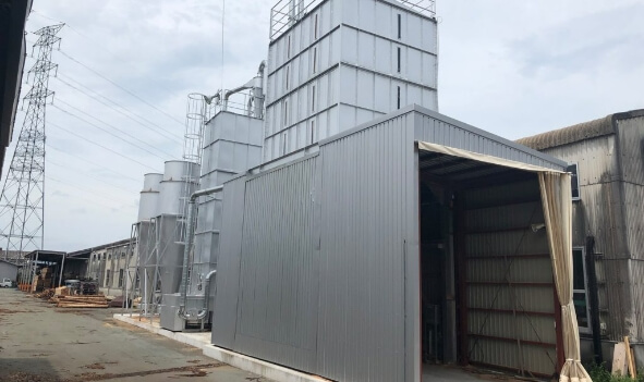 本社プレカット工場の写真