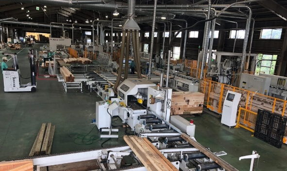 本社プレカット工場の写真