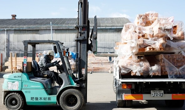 本社プレカット工場の写真