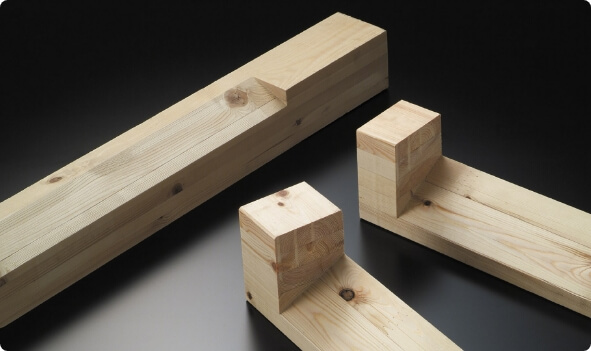 プレカットの加工例