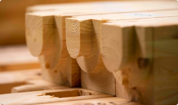 プレカットの加工例