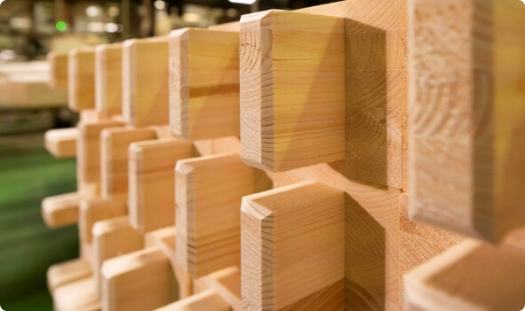 プレカットの加工例