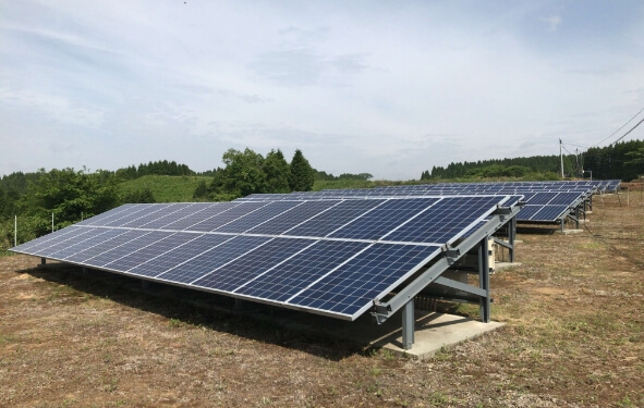 山都町S様　SHARP 50Kw×2（野立て）