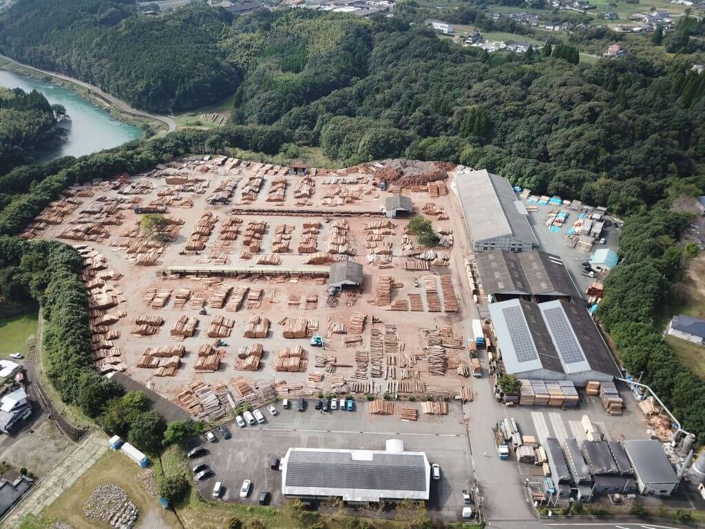 人吉支店素材部上空からの写真